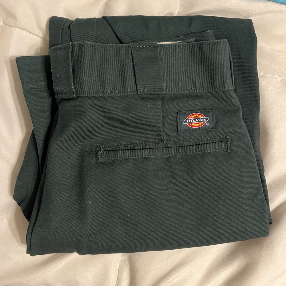 Dickies Men's Dark Green Chinos/ 874 original fit